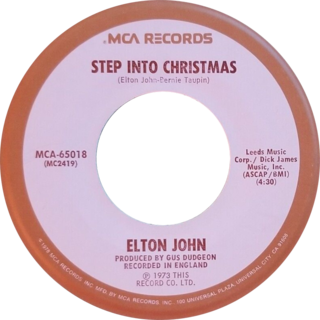 <span class="mw-page-title-main">Step into Christmas</span> 1973 Christmas song by Elton John