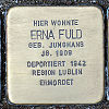 Stolperstein Julius-Heymann-Str 12 Fuld Erna