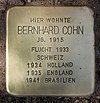 Stolperstein Flotowstr 9 (Hansa) Bernhard Cohn.jpg
