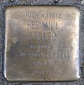 Stolperstein für Hermann Cygler (Im Klapperhof 48)