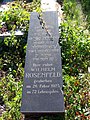 Grave at the Jewish cemetery