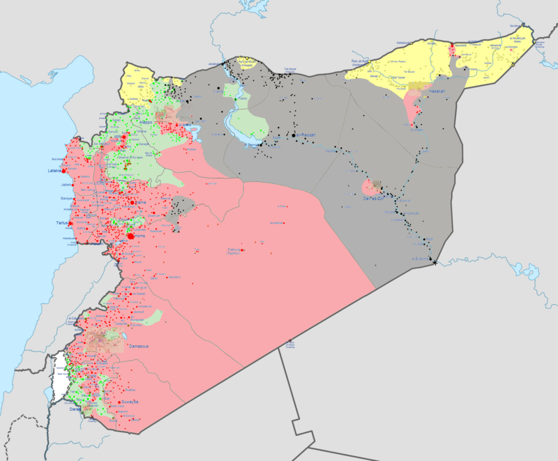 map of isil syria