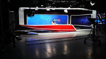 Female news presenter of TOLOnews TOLOnews Studio .jpg