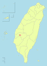 Taiwan ROC political division map Chiayi City.svg
