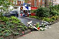 Memorial to the 7 July 2005 London bombings in Tavistock Square, Bloomsbury.