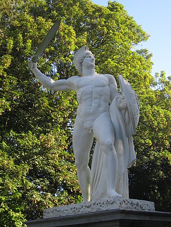 Statue of Civilis in Tervuren by Lodewijk Van Geel (1820–21)