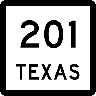 <span class="mw-page-title-main">Texas State Highway 201</span> State highway in Texas