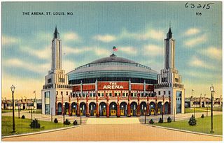 St. Louis Arena Indoor arena in St. Louis, MO 1929 - 1999