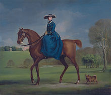 The Countess of Coningsby in the costume of the Charlton Hunt (George Stubbs, ca. 1760) The Countess of Coningsby in the Costume of the Charlton Hunt. by George Stubbs (1724-1806).jpg