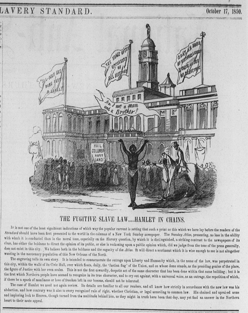 fugitive slave act cartoon