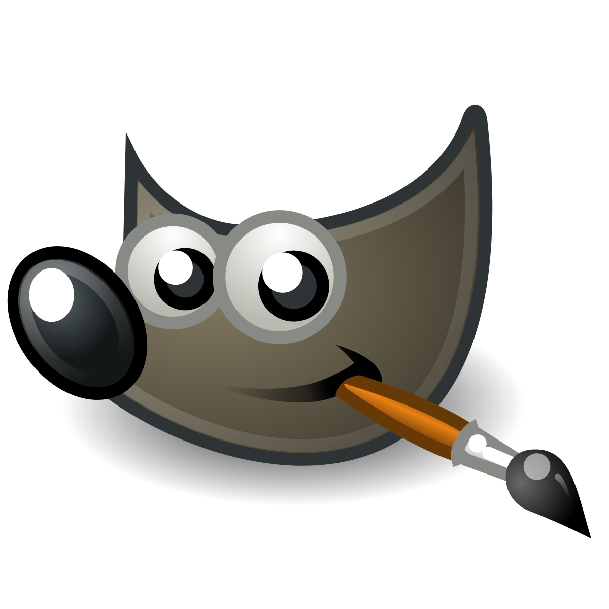 Logotyp för GIMP - GNU Image Manipulation Program