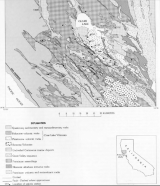 <span class="mw-page-title-main">Clear Lake Volcanic Field</span> Volcanic field in Northern California