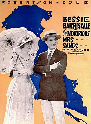 <i>The Notorious Mrs. Sands</i> 1920 film by Christy Cabanne