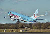 Thomson airways b737-800 g-fdzj takeoff manchester arp.jpg