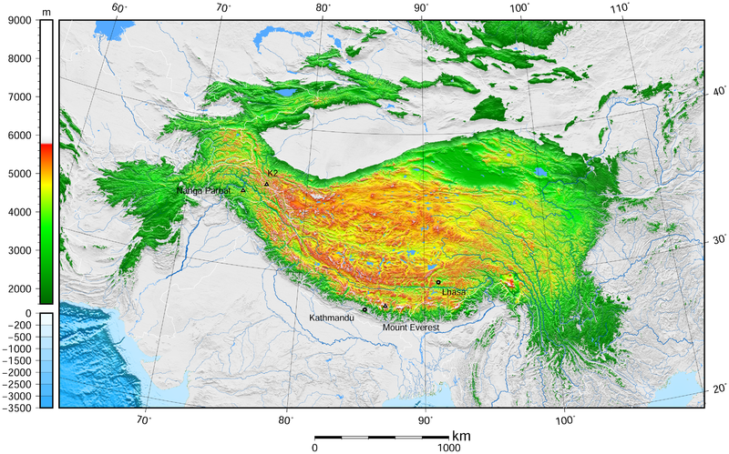 File:Tibet and surrounding areas topographic map.png