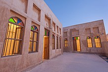 Reconstructed traditional Qatari house in Al Wakrah Traditional Qatari houses in Al Wakrah.jpg