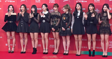 Twice at the 2019 Golden Disk Awards
