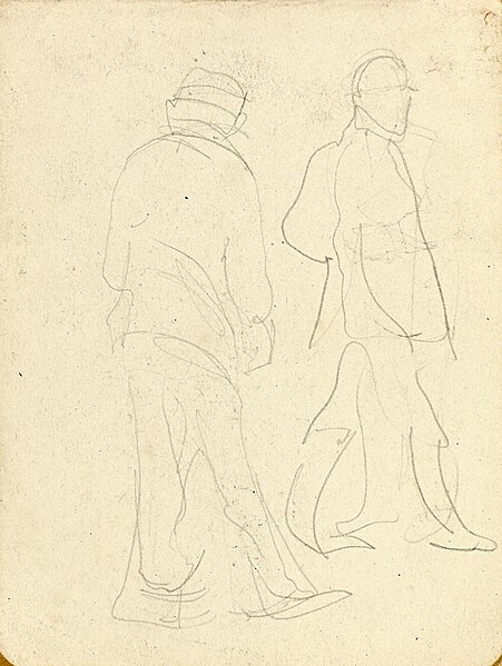 File:Two Men Walking by Theo van Doesburg Centraal Museum AB4433.jpg