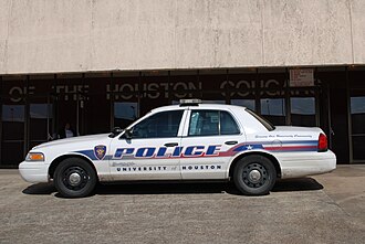 A University of Houston Police vehicle at Hofheinz Pavilion UHPD patrol vehicle.jpg