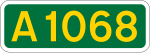 A1068 road