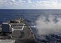 126: US Navy 100926-N-5324W-030 The guided-missile destroyer USS Bainbridge (DDG 96) fires a practice round from the MK-45 5-inch-54-caliber lightweight.jpg