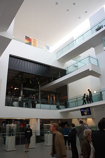 The Ulster Museum's main hall, on reopening after its refurbishment in October 2009