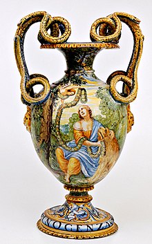 Anfora o vaso portafiori - Arte in Ceramica Vietrese