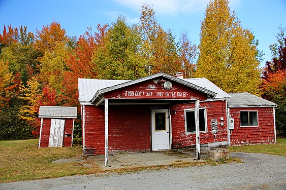 Verfallenes Haus in Maine, USA