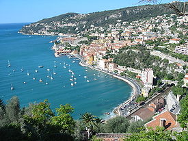 Vista panoràmica ëd Villefranche-sur-Mer