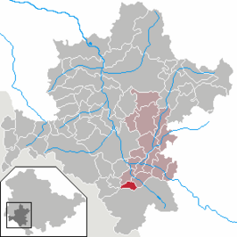 Kaart van Wölfershausen (Thüringen)