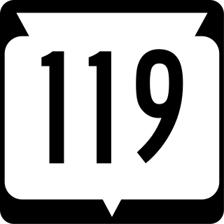 <span class="mw-page-title-main">Wisconsin Highway 119</span> Highway in Wisconsin