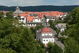 Blick auf Waldeck vom Schloss