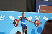 Deutsch: Gewichtheben bei den Olympischen Jugendspielen 2018; Tag 2, 10. Oktober 2018; Jungen 62 kg English: Weightlifting at the 2018 Summer Youth Olympics at 8 October 2018 – Boys' 62 kg