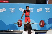 Deutsch: Gewichtheben bei den Olympischen Jugendspielen 2018; Tag 2, 10. Oktober 2018; Jungen 62 kg English: Weightlifting at the 2018 Summer Youth Olympics at 8 October 2018 – Boys' 62 kg