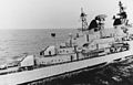 Hamburg underway in the Atlantic during Operation Peacekeeper on 24 September 1969.