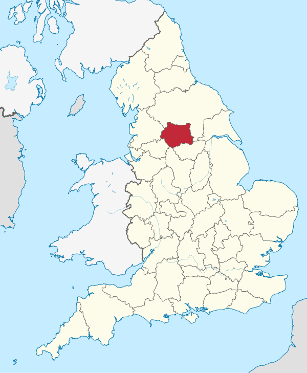West Yorkshire (ceremonial county) in England.svg