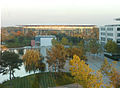 Volkswagen Arena Wolfsburg in der Abendsonne