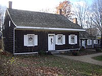 The Wyckoff Farm in Flatbush, Brooklyn. Some of its construction still dates from the Dutch period of what is currently New York City.