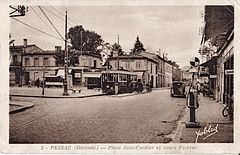 Pessac, Place Jean-Cordier et cours Pasteur