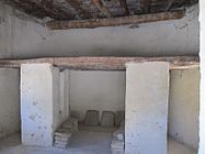 Zypern 11 2013 Choirokoitia, insides of reconstructed huts 03.JPG