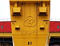 Krupp logo on the side of Goliath.