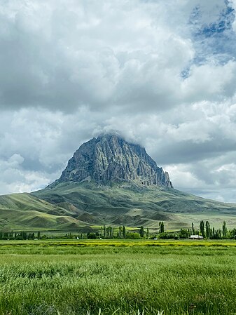 Ilandagh in Julfa District of Nakhchivan Autonomus Republic. Arazboyu State Nature Sanctuary. Photograph Fira Guli