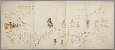 карта 1725-1730 годов