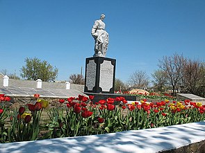 Пам'ятник загиблим воїнам в с. Білоусівці