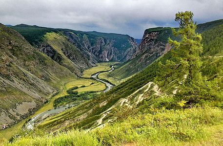 Panorama au col du Katou-Iaryk