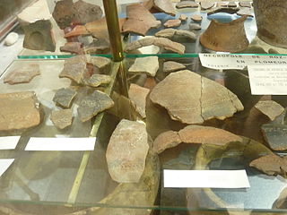 Tessons de poterie provenant de la nécropole de Roz-an-Tremen en Plomeur