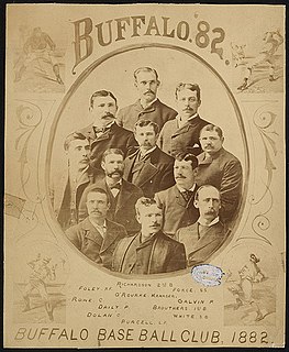 <span class="mw-page-title-main">Buffalo Bisons (National League)</span> Former Major League Baseball team of the National League in Buffalo, New York from 1879–1885