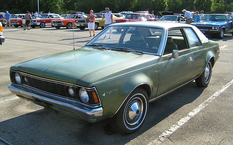 File:1970 AMC Hornet SST 2-door green Kenosha-f.jpg