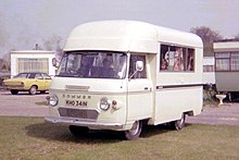 A 1975 Commer Highwayman motor caravan, photographed in 1977 1975 Commer Highwayman, Hampshire, 1977 (01) (cropped).jpg