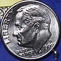1999 Roosevelt Dime Denver Mint (5651622329).jpg